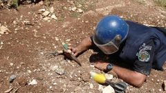 إتلاف جسم مشبوه في شرق جنين