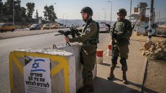 حاجز طيار للحتلال جنوب طوباس