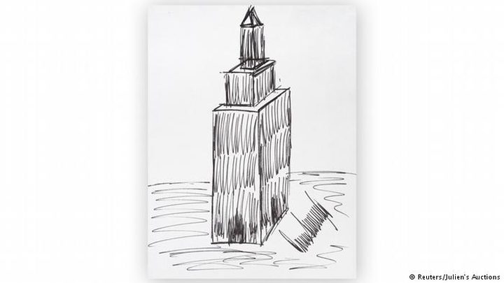 رسمة لترامب تباع ب 16 ألف دولار في مزاد !