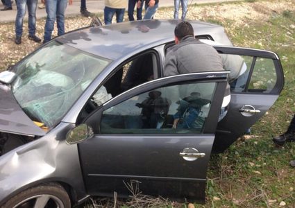 إصابة مواطنين بحادثي سير منفصلين في نابلس