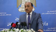 الحساينة يبحث مع الصليب الأحمر مشاريع إعادة إعمار غزة