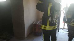 اندلاع حريق بمنزل في أريحا