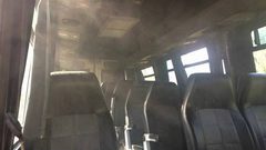 اندلاع حريق بحافلة