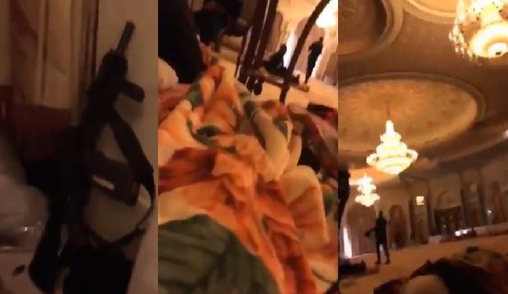 فيديو مسرب من داخل مقر اعتقال الامراء بالسعودية