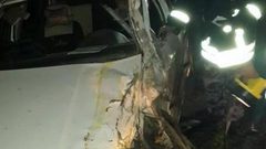 إصابة 13 مواطنا في حادث سير