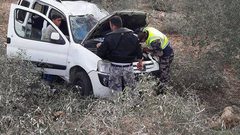 إصابة خمسة مواطنين بحادث سير