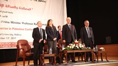 "النجاح" تفتتح مؤتمر "المصالحة والعدالة الإنتقالية في فلسطين"