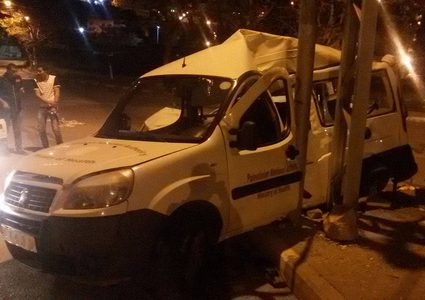 إصابة مواطنين بحادث سير في نابلس