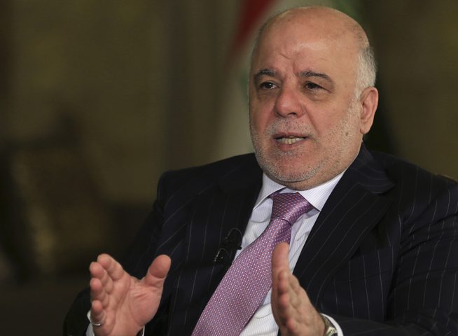 العبادي: سنستعيد المواقع الحدودية من الأكراد "دون عنف"