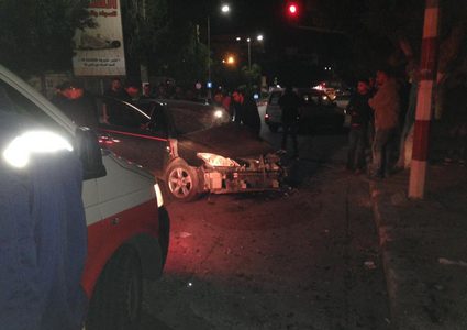 إصابة ستة مواطنين بحوادث سير في نابلس