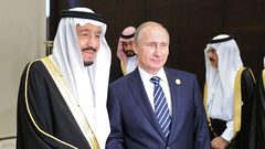 العاهل السعودي وبوتن يبحثان هاتفيا تطورات "أوضاع المنطقة"