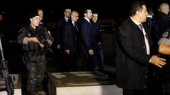 بالصور: الحريري يصل بيروت