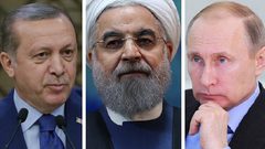 بوتين وروحاني وأردوغان يتفقون على إطلاق حوار سوري شامل لحل الأزمة في البلاد
