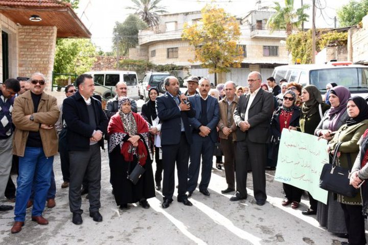 وقفة في سلفيت لمناهضة العنف ضد المرأة