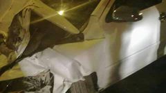 إصابة مواطنين بحادث سير