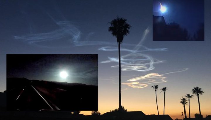 كرتان ناريتان في سماء إنجلترا تثيران الرعب