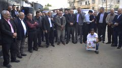 قلقيلية تتضامن مع الأسير أبو هنية