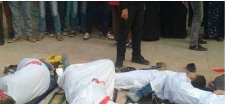 ضجّة في مصر.... تلامذة يؤدّون أدوار الضحايا والقتلة بواقعة تفجير"الروضة" (صور)