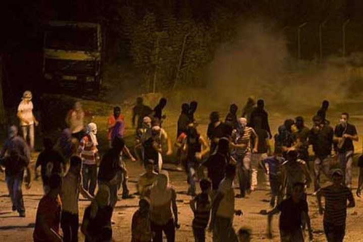 59 مصابًا حصيلة المواجهات مع الاحتلال في قصرة