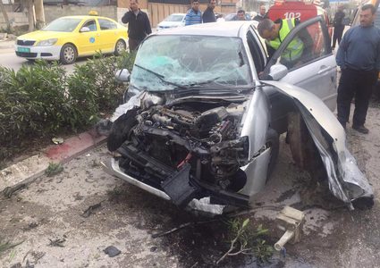 إصابة خمسة مواطنين في نابلس