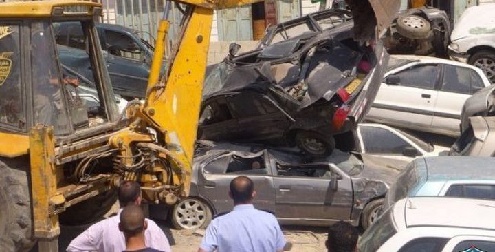 إتلاف 205 مركبات والقبض على سبعة مطلوبين