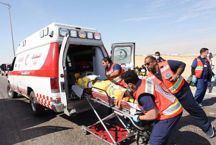 إصابة مواطنة إثر حادث على طريق وادي النار