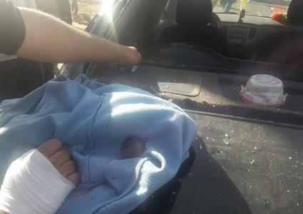 بالصور: إصابة شاب بالرصاص الحي بمحافظة نابلس