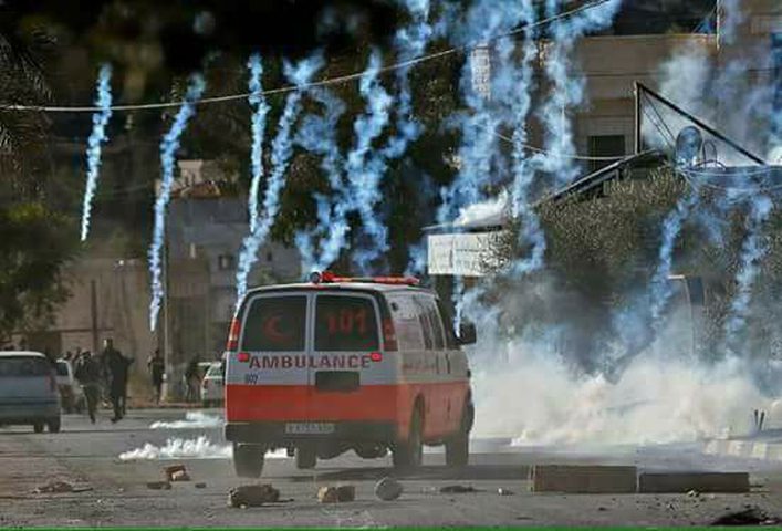 12 إصابة خلال مواجهات مع الاحتلال جنوب نابلس