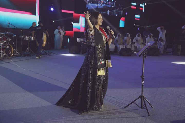 ديانا حداد تتنقّل بين جديدها وقديمها مع تفاعل جمهور العين إحتفالاً باليوم الوطني للإمارات الـ46