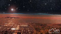 تصميم مدينة سكنية على سطح المريخ