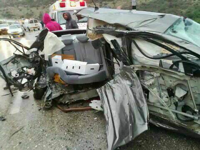 حادث سير مروع على طريق دير بلوط