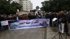مسيرات غاضبة في محافظات الوطن تنديدا بقرار ترامب بشأن القدس