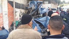 10 إصابات نتيجة اصطدام شاحنة ركبات في بيت لحم