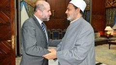 الهباش وشيخ الأزهر يبحثان سبل نصرة القدس وفلسطين