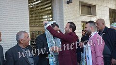 بالصور: أغرب "نقوط" عرس في قلقيلية يعتبر في العالم