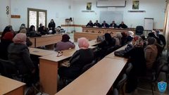 الشرطة تنظم لقاء حول الابتزاز الالكتروني في طوباس