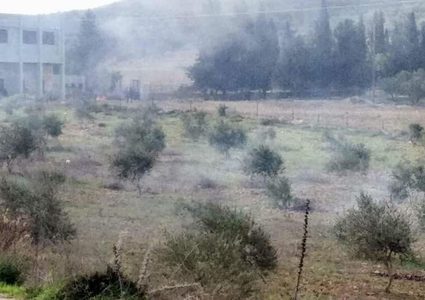 تحديث: مستوطنون يهاجمون مدرسة القرية ...مواجهات في بورين (صور -فيديو)