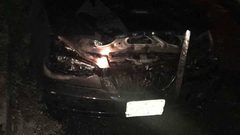 اخماد حريق بمركبة في بيت جالا