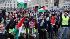 بروكسل.. مظاهرة رافضة لقرار واشنطن بشأن القدس