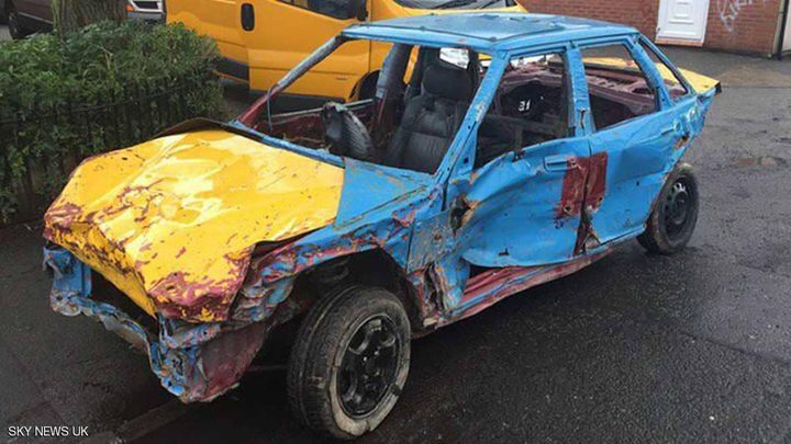 بالصور.. سيارة "منتهية" تثير ذهول البريطانيين