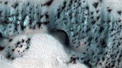 نشر صور رائعة للشتاء في المريخ