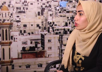 الطالبة "آية ايكي" تتحدث عن مشاركتها في فيلم (فيديو)