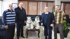 1000 كتاب تصل فلسطين من أبناء الجالية البيراوية