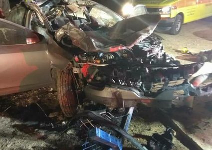 إصابة 4 جنود اسرائيليين في إنقلاب سيارة عسكرية