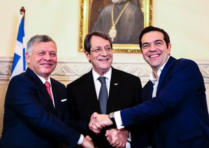 اليونان والاردن وقبرص تؤكد ضرورة تحديد وضع القدس