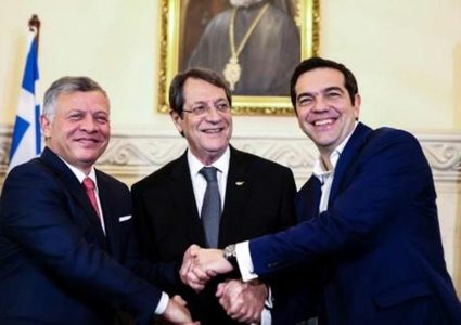 قادة اليونان والاردن وقبرص يؤكدون ضرورة تحديد وضع القدس في اطار حل شامل