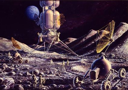 اكتشاف بركاني في قطب القمر الشمالي