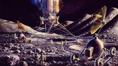 اكتشاف بركاني في قطب القمر الشمالي