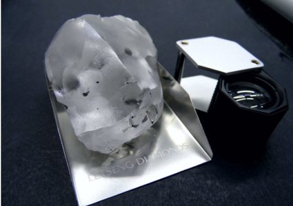 العثور على أحد أكبر أحجار الماس في العالم