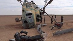 مقتل ثلاثة أشخاص اثر سقوط طائرة عسكرية تركية